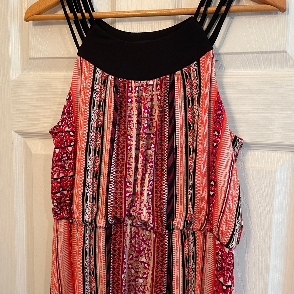 AUW Black Sleeveless Maxi Dress